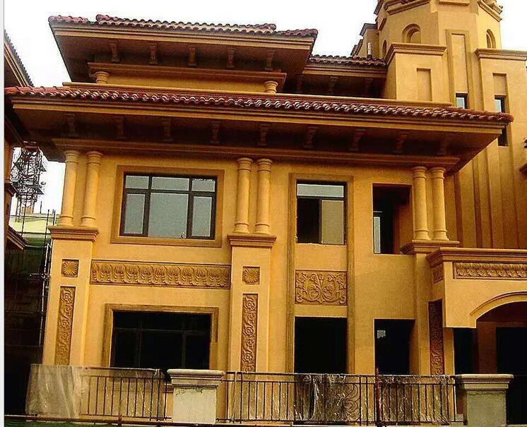 別墅GRC構件外墻裝飾圖片