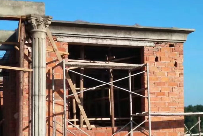 羅馬柱現澆構件