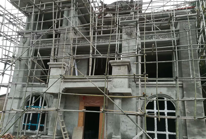 grc構件與墻體結構如何連接?